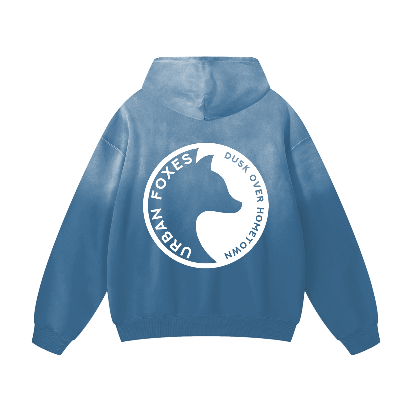 DUSK OVER HOMETOWN - Heavyweight Sunfade Hoodie
