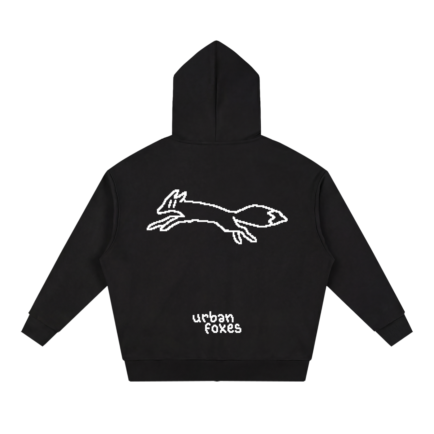 Pixel Leap - Loose Zip-through Hoodie