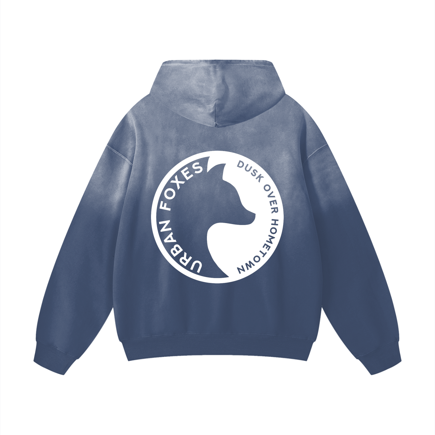DUSK OVER HOMETOWN - Heavyweight Sunfade Hoodie