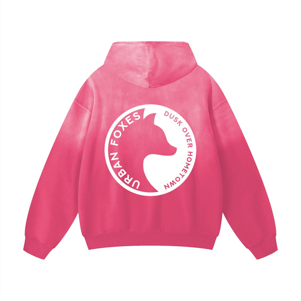 DUSK OVER HOMETOWN - Heavyweight Sunfade Hoodie