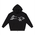 Pixel Leap - Loose Zip-through Hoodie