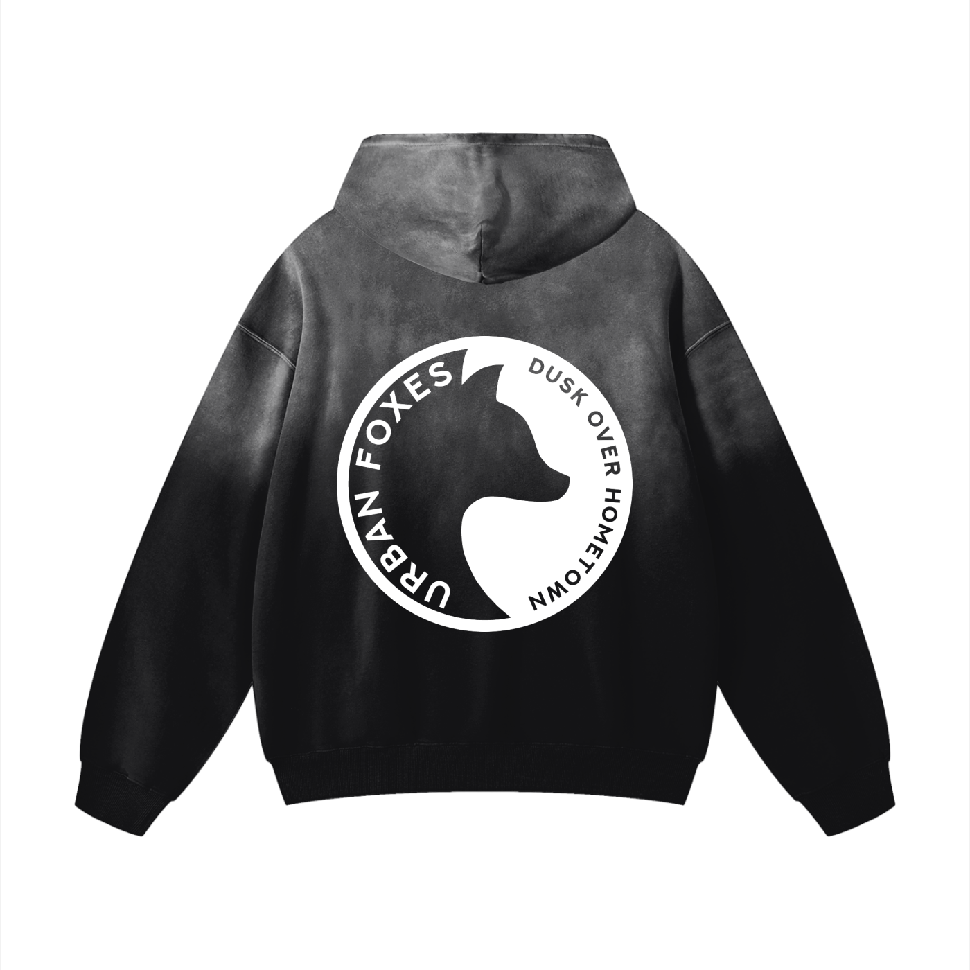 DUSK OVER HOMETOWN - Heavyweight Sunfade Hoodie